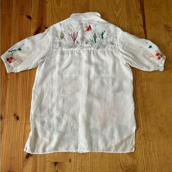 Johnny Was Coralie Oversized Weekend Tunic W22722-5 Women’s SIZE MED Embroidered - Picture 14 of 14